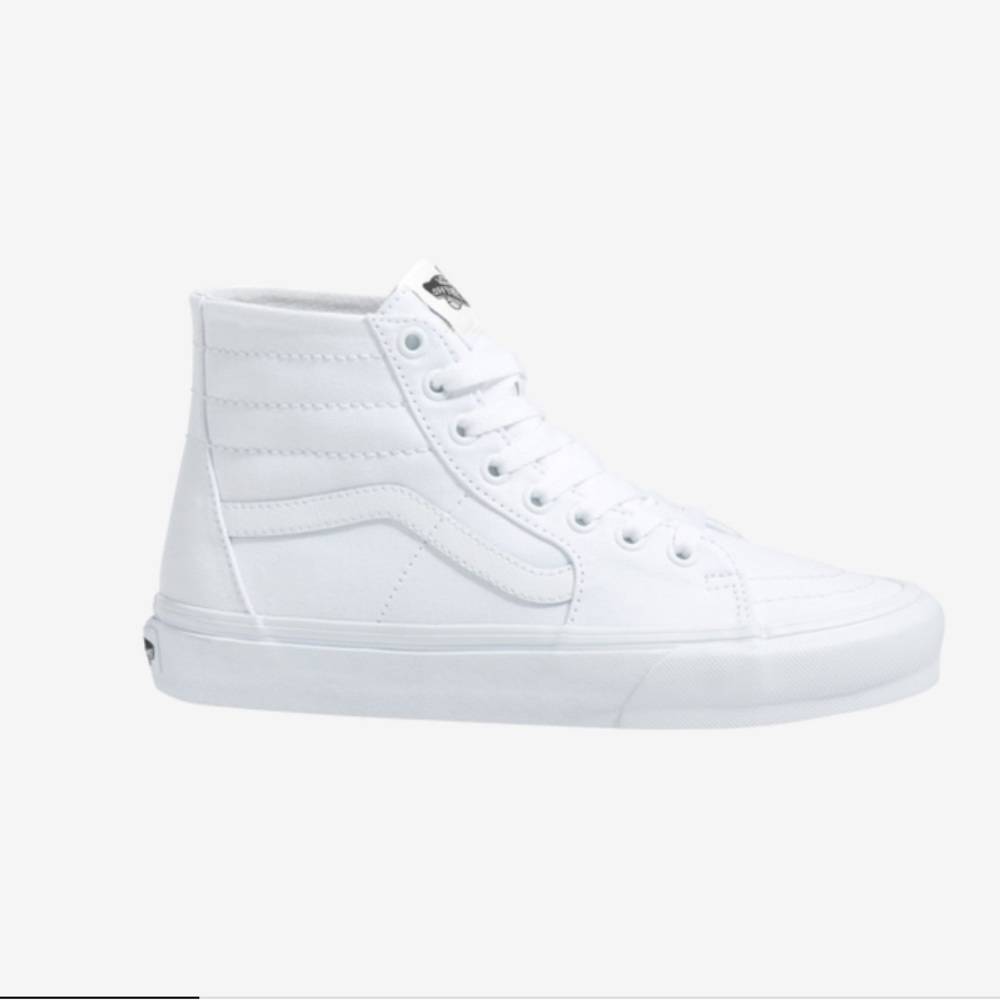 White Vans high tops